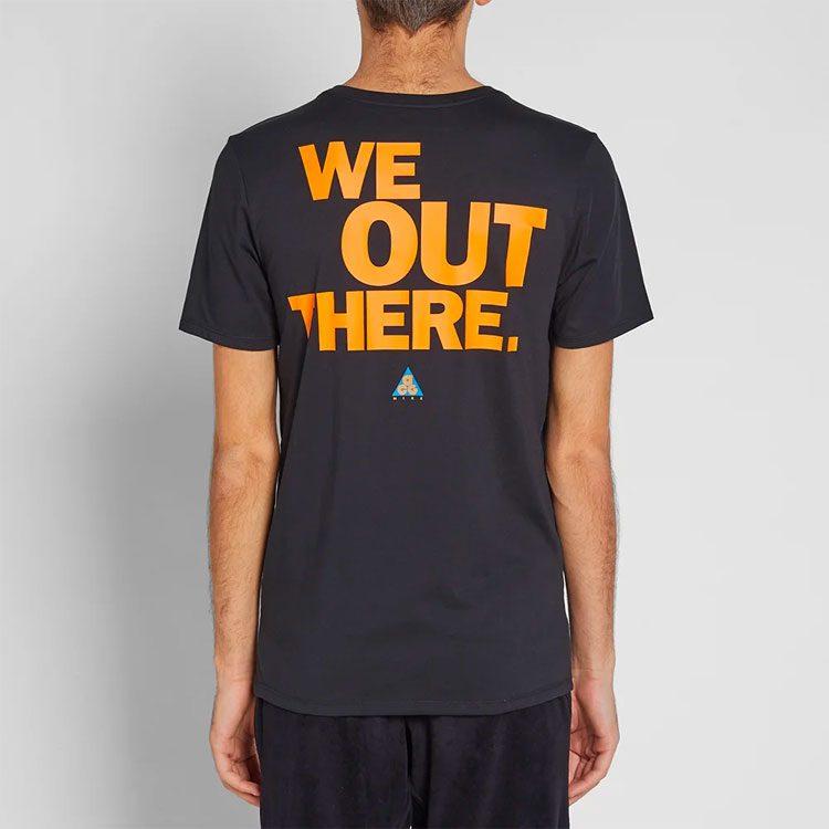 Nike ACG T Shirts Men's Crew Neck Moderate Straight Fit AQ3951-010