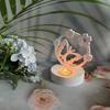 Easter Butterfly Candle Holder Molds with Base for DIY Craft Making Candle Holder Easter Decorations Gypsum Ornaments