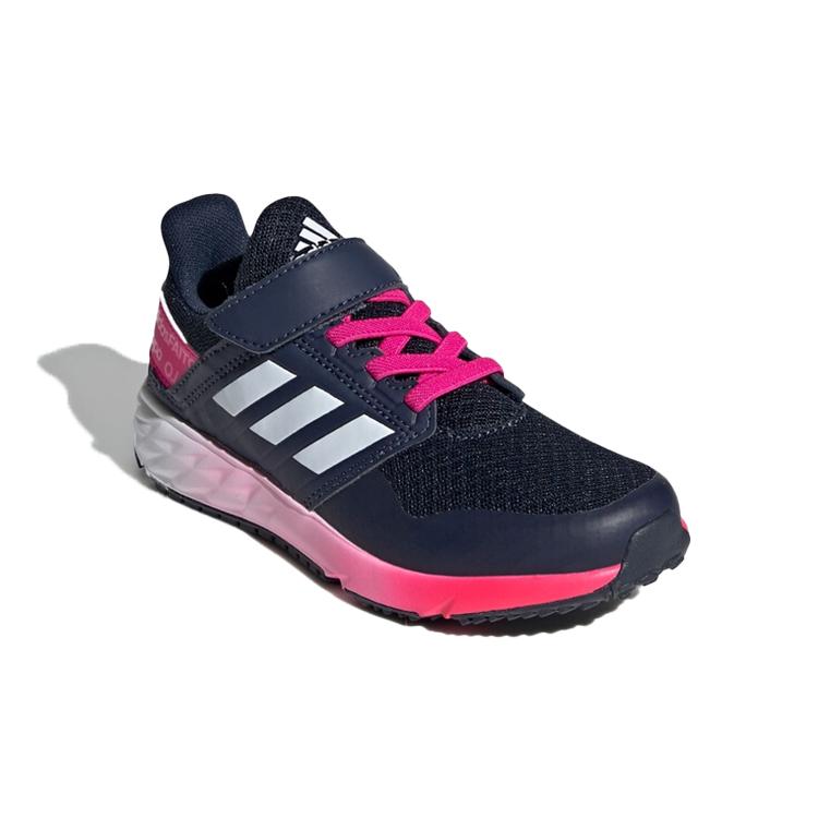 adidas Fortafaito Breathable Low Top Kids' Running Shoes Blue Pink Kids' G27382