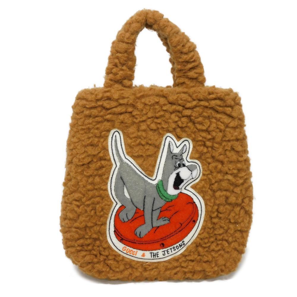 Used The Jetsons Tote Bag 9539 752175 7924 Logo Astro Dog Unused Children's Wool Brown Kids from Japan AUTHENTIC