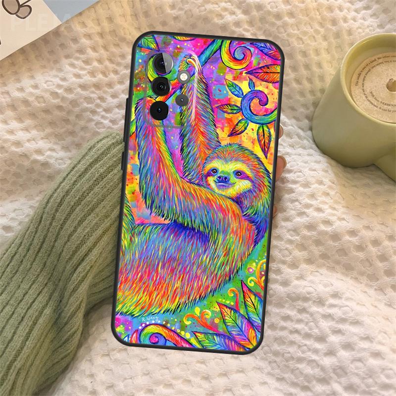 Sloth For Samsung Galaxy A52 A52S A32 A12 A22 A72 A21S A50 A70 A71 A51 A33 A73 A53 Cover Case