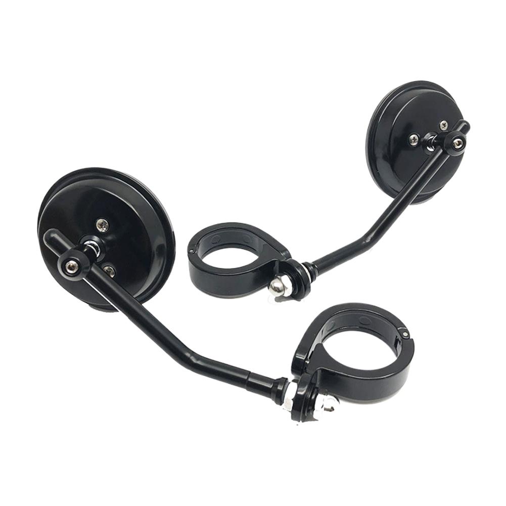 For Sportster XL883 XL1200 883L 2004-2019 2014 2015 2016 2017 2018 Motorcycle Rearview Side Mirror Aluminum for 38-41mm Forks