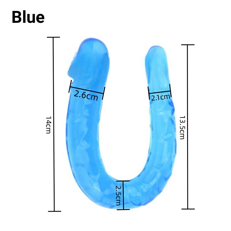 G Spot No Vibrator Sex U Shape Double Big Realistic Dildo Vagina Anal Penis Artificial Penis Dildos Sex Toys For Women Sex Shop