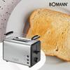 Grille-pain 2 fentes - Bomann - TA 1371 CB - Noir - 750-850 W - Fonction dégivrage