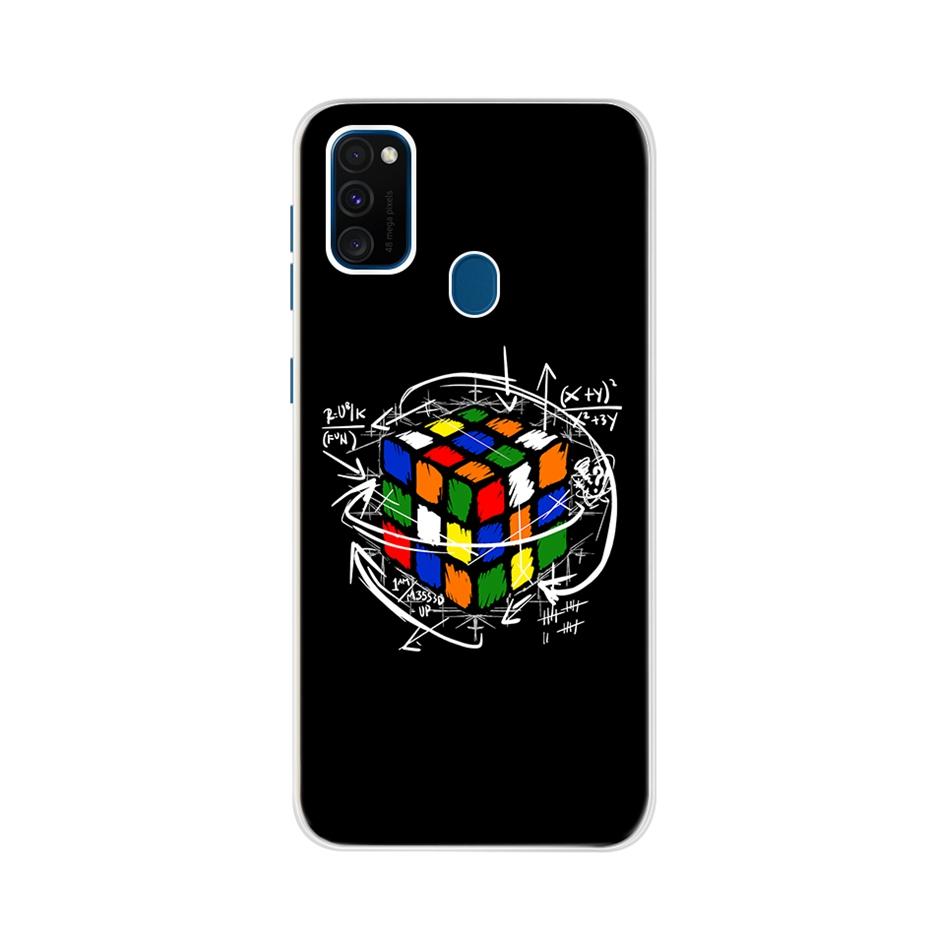 For Samsung Galaxy M21 Case Samsung M30s Soft Slim Cute Painted Phone Back Cover For Samsung M21 M 21 M215F Cases Bumper Fundas