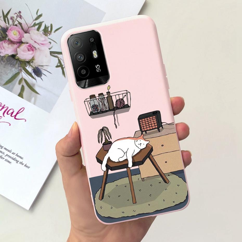 Fashion Case For OPPO Reno5 Z CPH2211 Soft Silicon Shockproof Protective Cover For Oppo Reno 5Z 5G Phone Cases