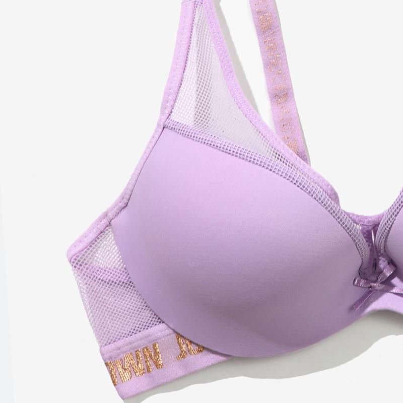 4 шт. женский бюстгальтер пуш-ап с сетчатым нижним бельем — фото 8