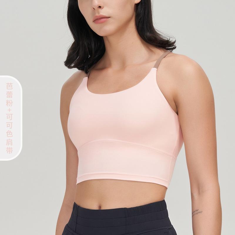 Women S Yoga Sports Bra Cross Back Shockproof Fitness Underwear