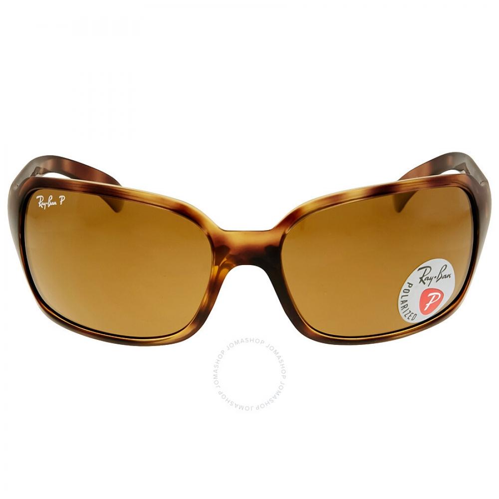 

Ray Ban Polarized Brown Classic B 15 Rectangular Ladies Sunglasses RB4068 642 57 60