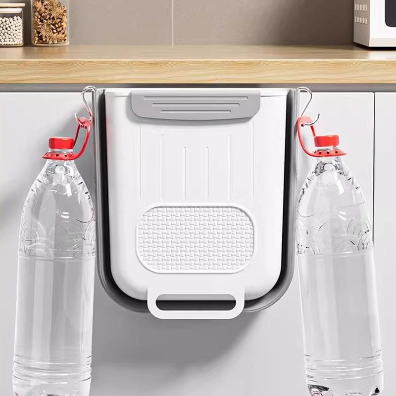 Poubelle murale pliable pour cuisine, armoire de maison, rangement suspendu, poubelle suspendue classée, accessoires de cuisine