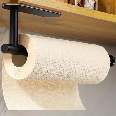 Self-Adhesive Under Cabinet Paper Towel Holders for Kitchen Paper Towels Available In Adhesive  Screws Stainless Steel