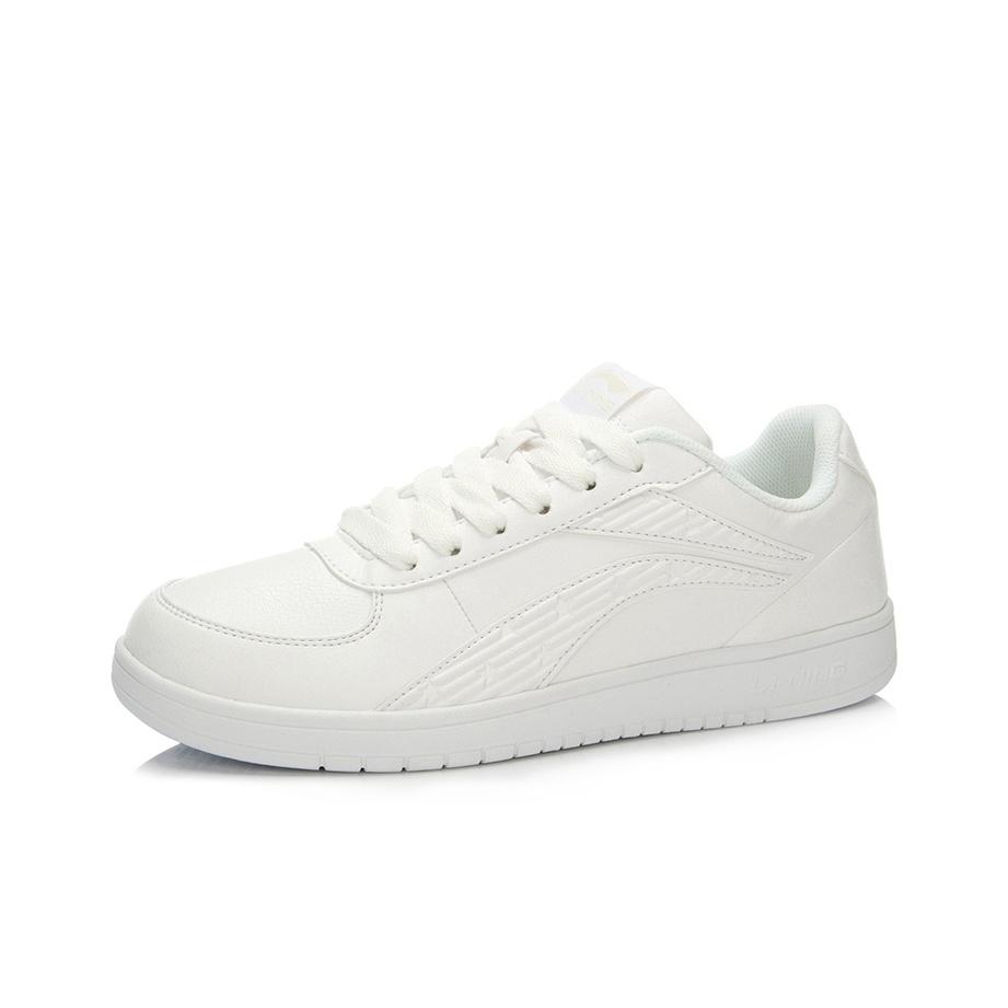 Li Ning Weiwu Fabric Synthetic Leather Comfortable Non-Slip Wear-Resistant Lightweight Low-Top Skate Shoes Unisex Sneakers ALCK065-1
