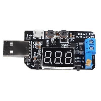 USB Stromversorgungsmodul 5V auf 3,3V 9V 12V 18V 24V Überlastschutz Buck Boost Wandlermodul