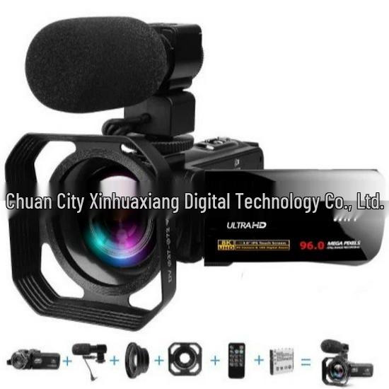 4K 48MP HD Digital Camera with Touchscreen & Microphone