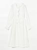 Beams Boy Vintage Ruffle FREE Women's Dress, OFF_WHT