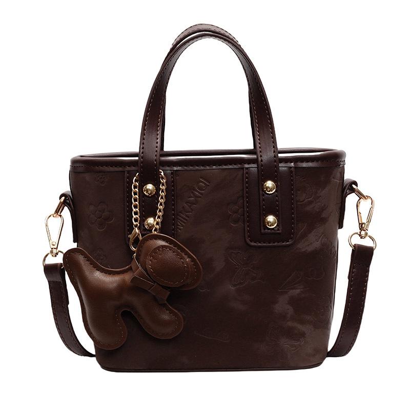 Small Bag Women's New Versatile Shoulder Messenger Bag Fashionable Portable Bucket Bag