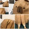 Large Capacity Capybara Backpack Travel Backpack Book Bags Casual School Bag