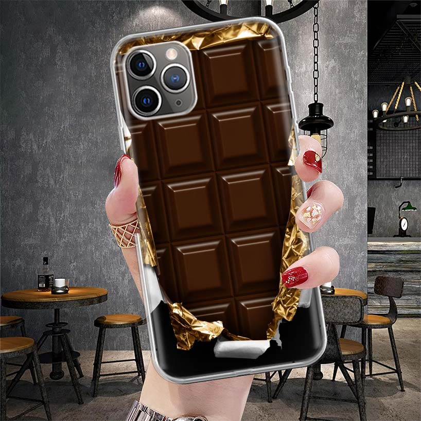 Food Fries Beer Cheese Sushi Cookie Soft Phone Case For IPhone 11 17 Air 16E 16 Pro Max 15 + 14 Plus 13 Mini 12 Apple 7 SE 8 Fun
