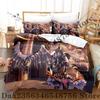 Anime Fischl 3Pcs Bedding Set 3D Print Duvet Cover Pillowcase Soft Bed Linen Single Twin Queen King Size Home Textile