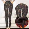 Plus Fleece Leggings für Damen im mittleren und älteren Alter, Herbst und Winter, hohe Taille, Plus Fleece-Mutterhose, warme Hose in Übergröße
