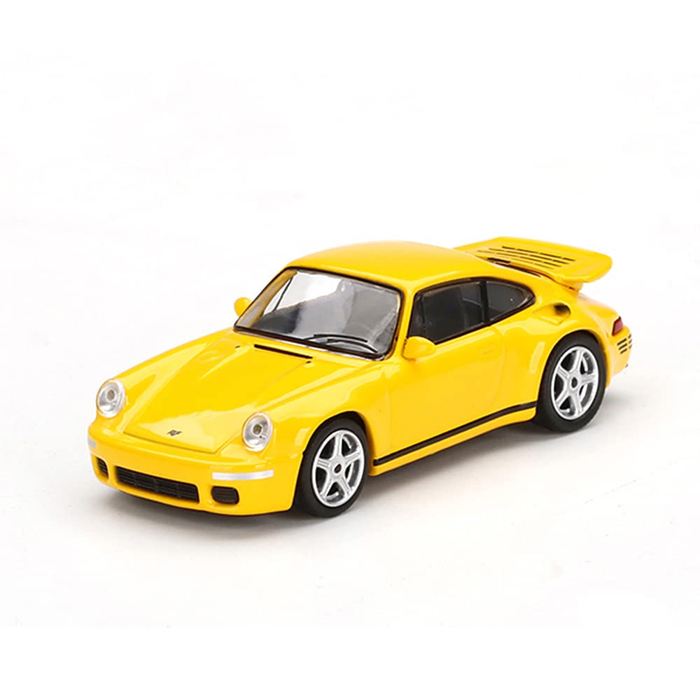 MINI GT Scale Model MIJO EXCLUSIVE RUF CTR ANNIVERSARY LHD Exclusive Porsche Ruf CTR Anniversary 164 - (BLOSSOM YELLOW) - (MiJo (Blossom Yellow)