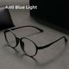 Ultraligh Fashion Flexible No Screws  Eyewear Big Size Retro Round Optical Anti Blue Light Men Women Eyeglasses Frame 66016