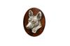 Basenji, African Bush Dog, Congo Dog - Dog Show Brooch, Starter Number Clip, Dog Pin by Art-Dog