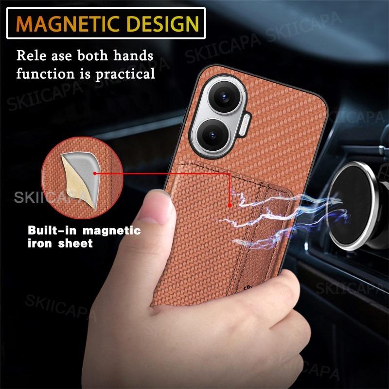 Case for POCO F7 Wallet Card Holder Stand Leather Cover for Xiaomi POCO F7 X7Pro Redmi Turbo 4Pro Flip Magnetic Cover Phone Bag