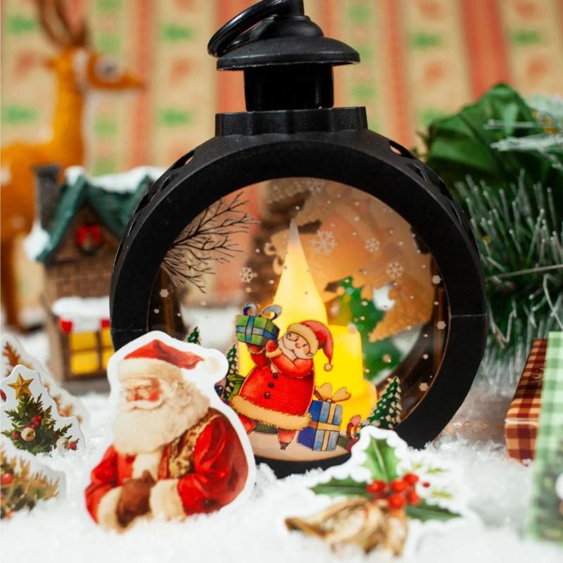 45Pcs/box Merry Christmas Series Decorative Box Stickers Scrapbooking Stick Label Diary Stationery Album Blessing Sticker