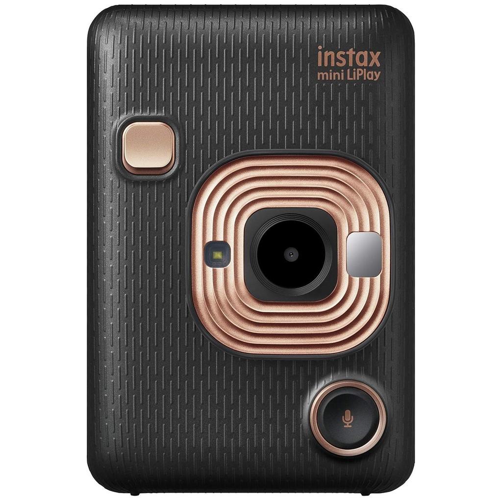 Fujifilm Instax Mini LiPlay Instant Camera Smartphone Printer Elegant Black INS HM1