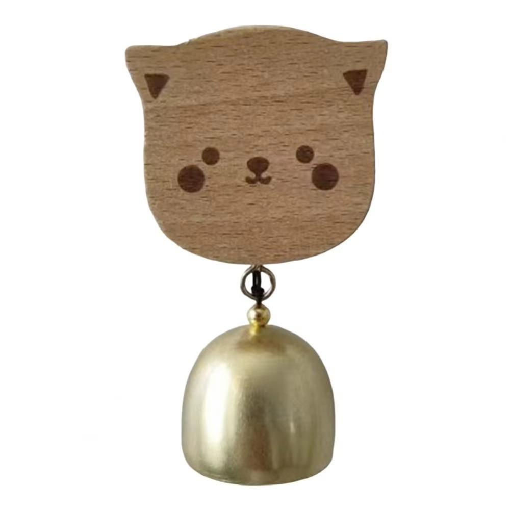 

Hanging Decorative Shopkeepers Bell Wooden Wind Chime Elegant Door Bell for Business Garden Style 4