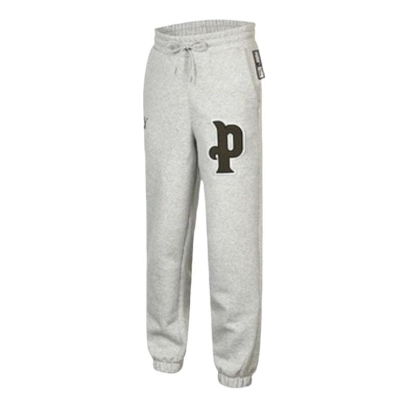 PUMA Team Sweatpants  Grey  Men s 536183-04 XS