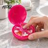 Daily Vitamin Dispenser Portable Weekly Pill Organizer 7 Compartments Rotating Organizer Case Moisture-Proof for