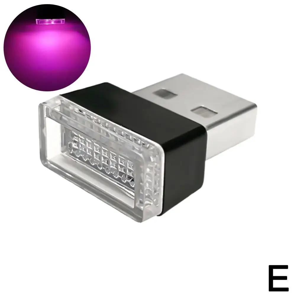

Автомобільне USB Атмосферне Світло Акриловий Колірний Контраст Автомобільна Декоративна Лампа Світлодіодне Світло Нічна Атмосфера Автомобільне USB Авто Міні USB T6K3
