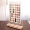 Slant/straight Groove Menu Sign Holder Highly Transparent Acrylic Table Number Holder  Cafe