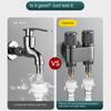 Space Saving Double Outlet Valve Knob Type Flow Quick Control Hand Shower Head Valves  Toilet