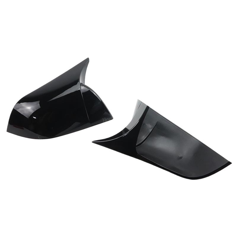 High quality ABS Carbon Fiber Horned Style Side Rear View Mirror Cover Cap for Tesla Model 3 Y 2017 -2023
