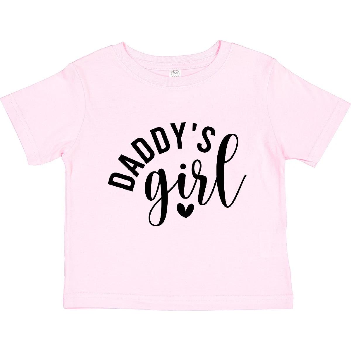 Inktastic Daddy s Girl Toddler kids boys T-Shirt Daddy Dad Daughter Cute Heart Love Child 120
