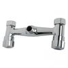 Wall Mounted Shower Mixer with Elegant Chrome Finish and Dual Controls