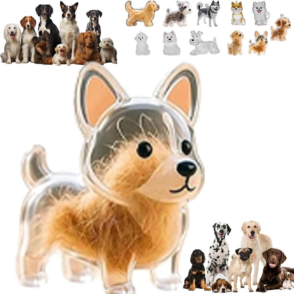 Transparent Dog Hair Collection Pendant Bichon Husky Corgi Portable Dog Hair Storage Capsule Gifts Dog Hair Storage Box