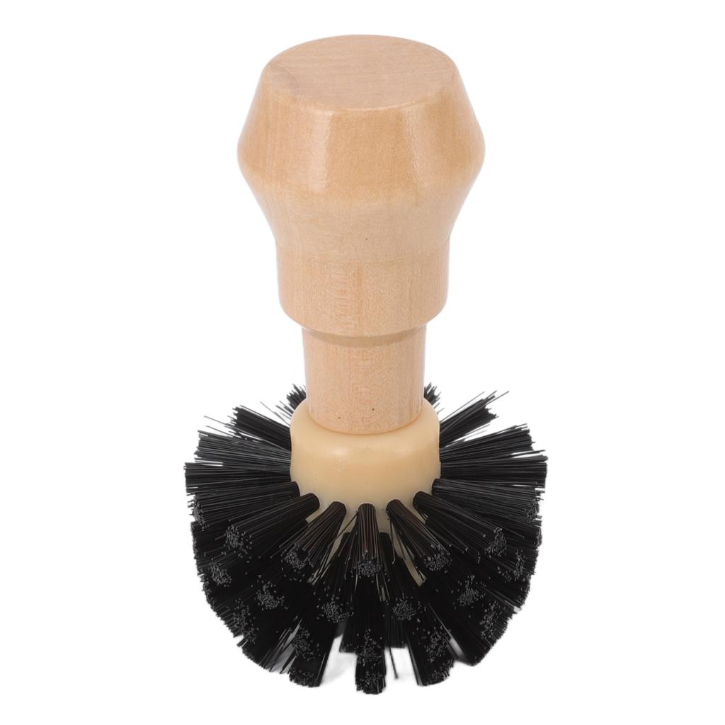 Čisticí kartáč Portafilter Profesionální přenosný kartáč na čištění kávy Tamper s dřevěnou rukojetí