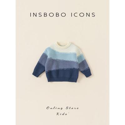Autumn and Winter Bottoming Shirt Western Style Kids' Sweater