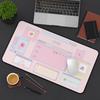 Kawaii Y2k Aesthetic Pink Desktop Desk Mat Cute Mousepad Office Decor Gaming Accessory Stylish Workstation Gift Girlhood Dorm