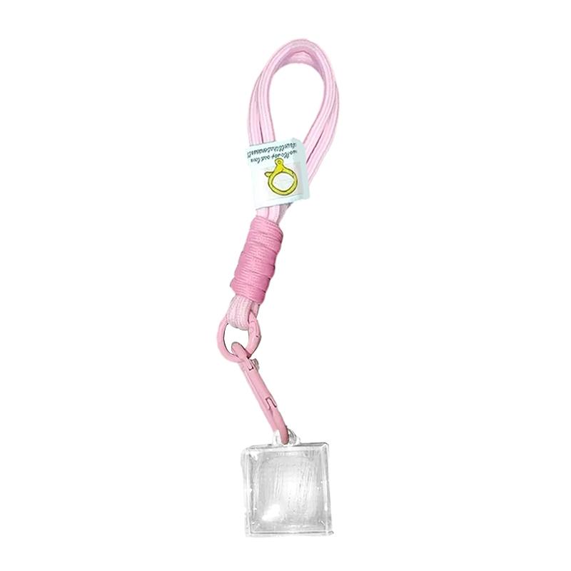 1Pc Blank Acrylic Pixel Filter Keychain Clear Frame Keyring Couple Anniversary Graduation Bag Pendant Diy Accessories