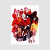 Classic Anime Kakegurui Posters Retro White Paper Manga Figure Poster Decor Prints Clear Image Bedroom Bar Decoration Art Painting Decorative Pictures