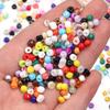 4mm Skleněné rýžové korálky smíšených barev pro DIY šperky náušnice