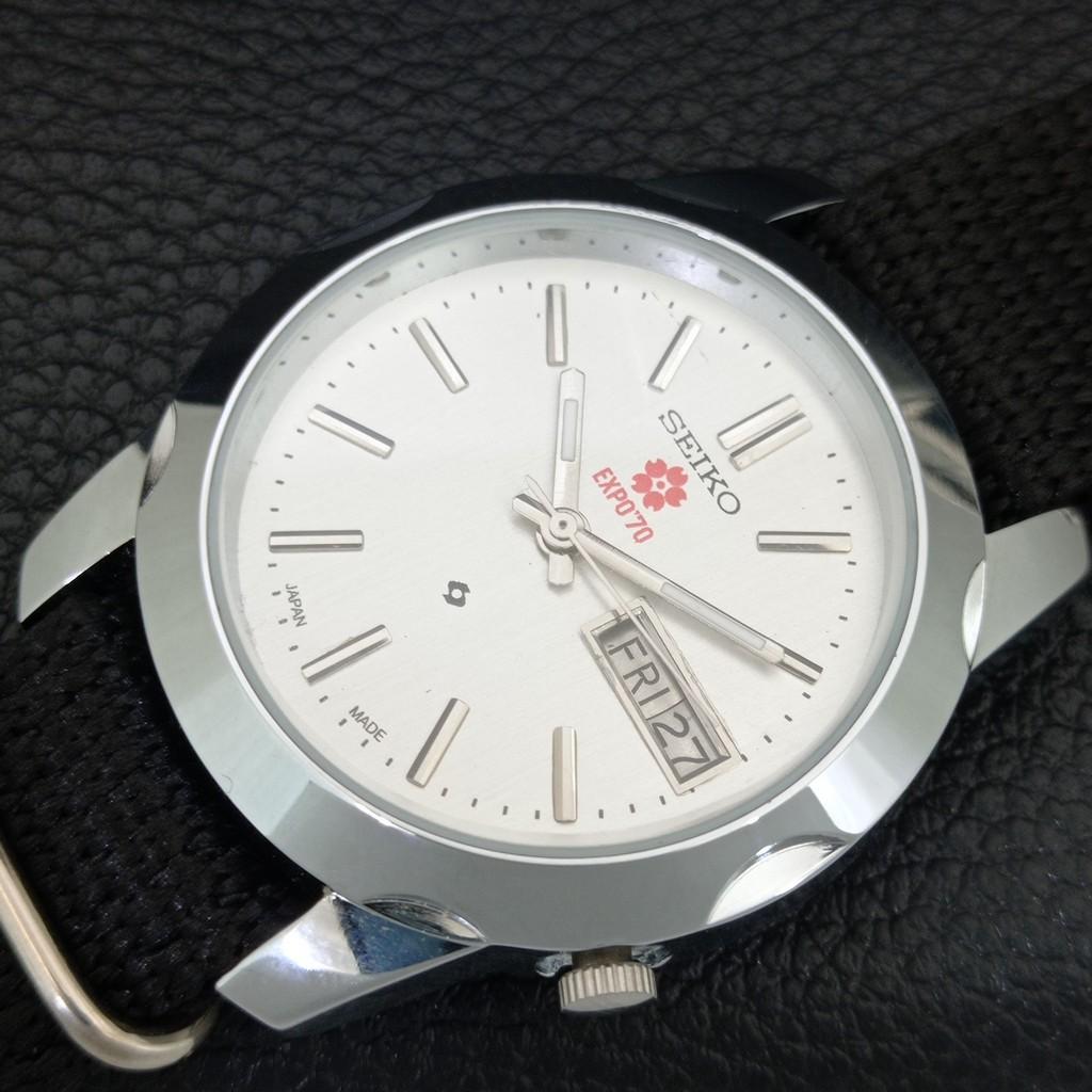 VINTAGE SEIKO EXPO 70 AUTOMATIC 7009A REFURBISHED JAPAN MENS WATCH a445808-1