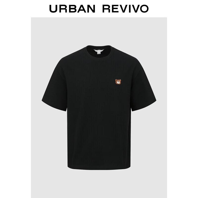 UR Men s Embroidered Cotton T-Shirt L