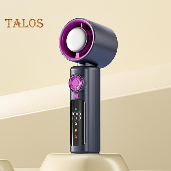 Handheld Turbo Fan Digital Display 199 Speeds 13000RPM Strong Airflow Low Noise Rechargeable Portable Mini Cooling Fan
