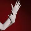 Glossy Black Silk Stockings And Gloves For Women, Sexy And Sensual, Silky And Oily